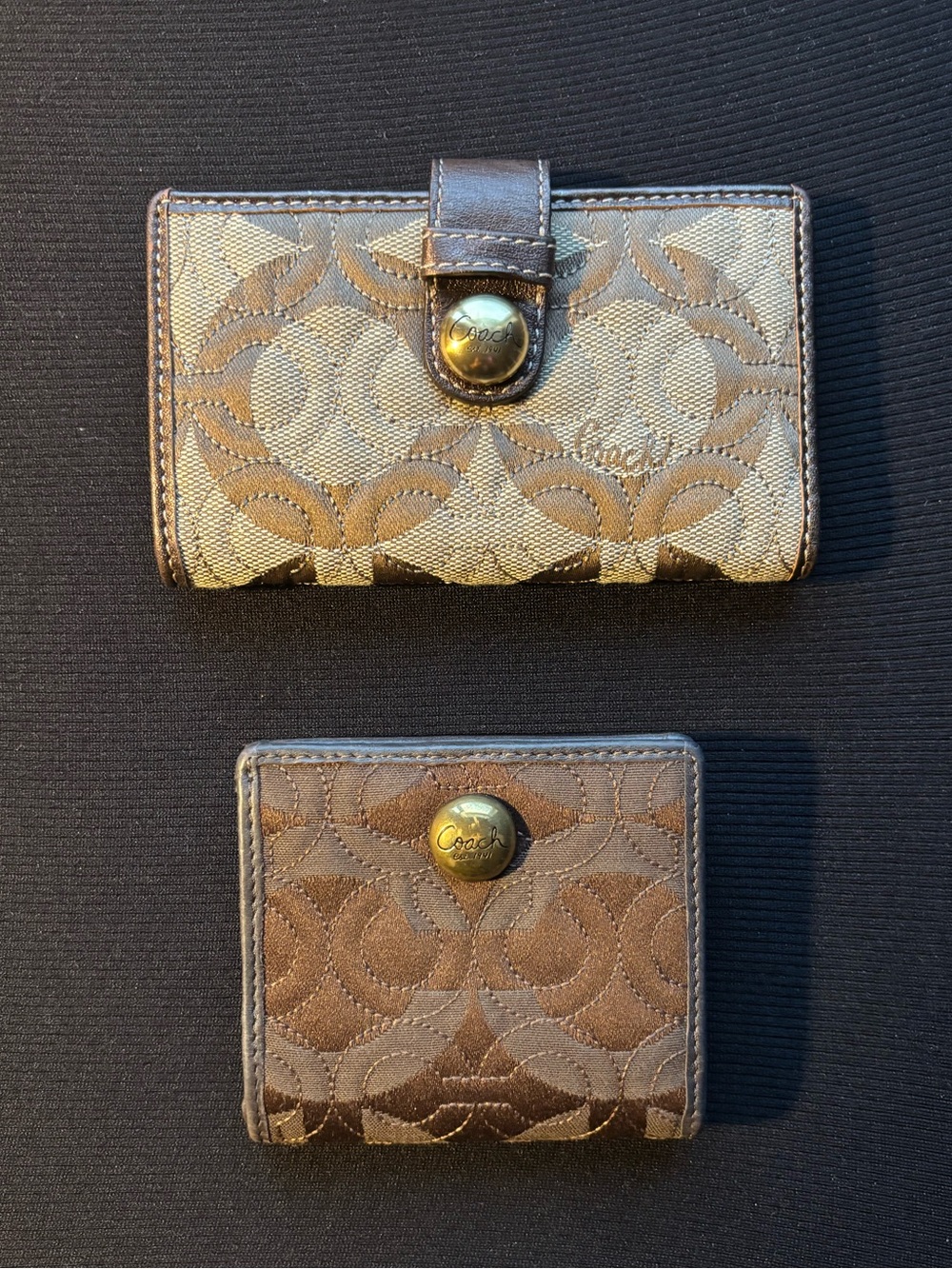 🫶🏾🤎COACH Gramercy Mini Wallet Set🤎🫶🏾